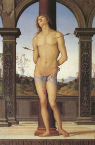 Pietro vannucci called IL perugino st Sebastian (mk05)